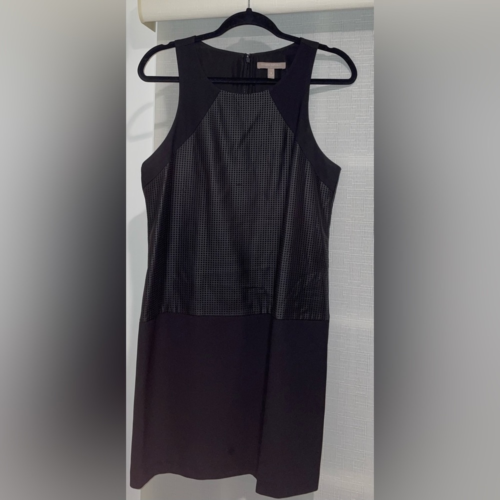 Banana Republic Leather Detailed Dress